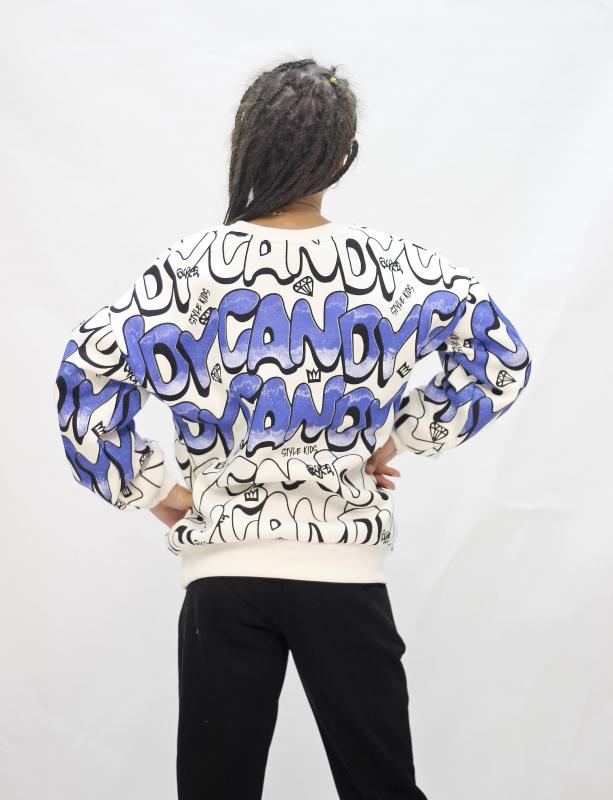 KIZ ÇOCUK CANDY BASKILI  SWEATSHIRT