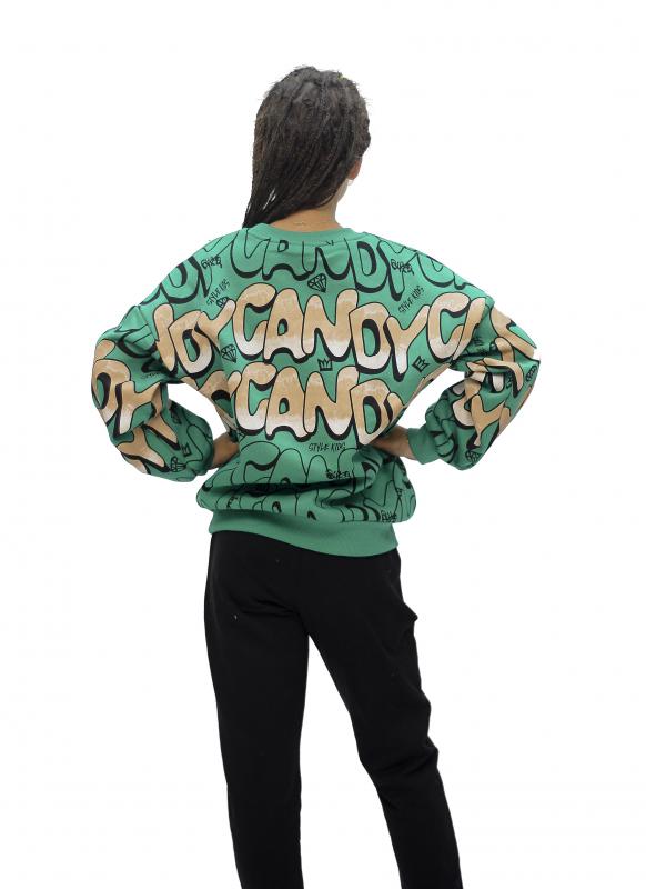 KIZ ÇOCUK CANDY BASKILI  SWEATSHIRT