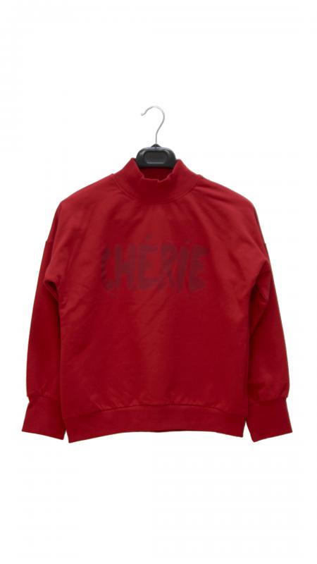 KIZ ÇOCUK CHERIE BASKILI SWEATSHIRT