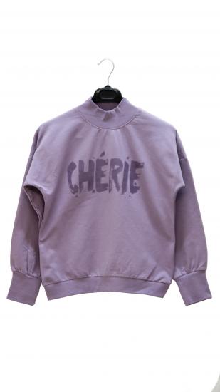 KIZ ÇOCUK CHERIE BASKILI SWEATSHIRT